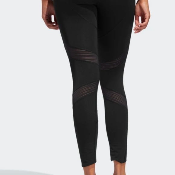 Adidas 7/8 black running tights small - Picture 2 of 5